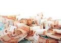 Background of Russian banknotes Royalty Free Stock Photo
