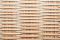 Background of a rustic basket weave made from wood Royalty Free Stock Photo