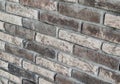 Background of rustic sandblasted bricks wall