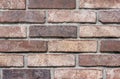 Background of rustic sandblasted bricks wall, sandblasted bricks textures