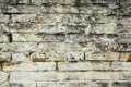 Background of rustic white brick wall Royalty Free Stock Photo