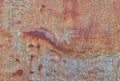 Old rusty board wall background with different textures Royalty Free Stock Photo