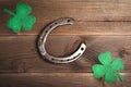 Patricks day holiday symbol. Space for text Royalty Free Stock Photo