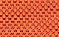 Background of a rusty rooftop with orange tiles