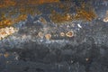 Background of rusty tin with rust Royalty Free Stock Photo