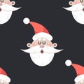 Background santa claus head 3 Royalty Free Stock Photo