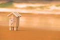 Beach Hut Background Royalty Free Stock Photo