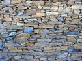 Background with schist stone wall patterns.