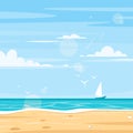 background of sea shore Royalty Free Stock Photo