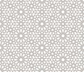 Background with seamless pattern in arabic style