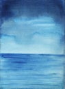 Background seascape. Water surface with a slight ripple to the h