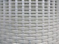 The background of semicircular baskets made of white plastic, texture