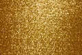 Sparkling golden sequin textile background