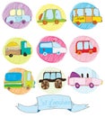 background with a set of children's toy cars