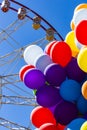 Background of a set of colored balloons Royalty Free Stock Photo