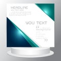 Background set tri fold business brochure cards flyers template Royalty Free Stock Photo