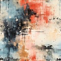 background in shabby chic distressed and grunge black and orange color Royalty Free Stock Photo