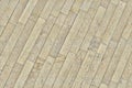 Background of shabby old wooden floor. Abraded parquet boards. Texture of board worn wooden floor