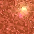 Background with the shape of triangles and diamonds of different shades of colors. Square design. Space for text.