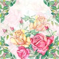 Background background - shawl of roses in the style of shabby chic