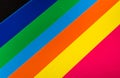 Background from sheets of colored paper Royalty Free Stock Photo