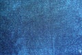 Background - shiny blue lurex fabric from above Royalty Free Stock Photo