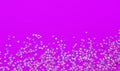 Background of shiny golden small stars on a fuchsia background. Selective focus. Christmas concept. Glitter texture Royalty Free Stock Photo