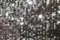 Background with shiny silver sequins