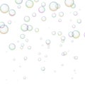 Background with shiny soap bubbles.