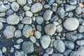 Round River Rocks Background 3 Royalty Free Stock Photo