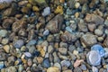 Round River Rocks Background 5 Royalty Free Stock Photo