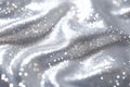 Background of silver sequins