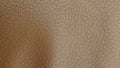 Shiny beige leather background close-up. Beige Glossy Texture Of Artificial Leather. Royalty Free Stock Photo