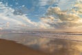 Background Sky and Ocean on Outer Banks Beach Royalty Free Stock Photo