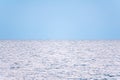 Background of sky and sea, sea is very calm with gentle ripples, sky perfectly clear Royalty Free Stock Photo