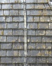 Background Of Slate Roof Tiles