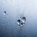 Background is slightly out of focus, emphasizing the droplets in the foreg Royalty Free Stock Photo