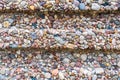 Background of small marine stones Stock Image