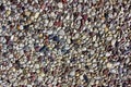 background from small multi-colored stones. mock up Royalty Free Stock Photo