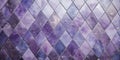 Background with small rhomb shaped violet tiles Royalty Free Stock Photo