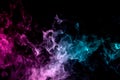 Background from the smoke of vape Royalty Free Stock Photo