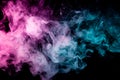 Background from the smoke of vape Royalty Free Stock Photo