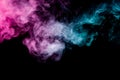 Background from the smoke of vape Royalty Free Stock Photo