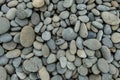 Background of Smooth Gray Rocks