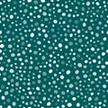 Background with snow balls. Seamless pattern for winter holiday design