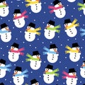 Background of the snowmen