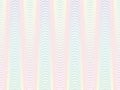 Background soft color of rainbow. Pattern from thin colored lines. Guilloche element. Protective layer for banknotes, diplomas and