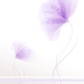 Background with soft flowers