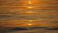 Background of soft ripples in the water with sunset colours reflecting Royalty Free Stock Photo