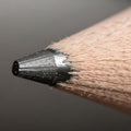 Background is softly blurred emphasizing the pencil s precision Royalty Free Stock Photo